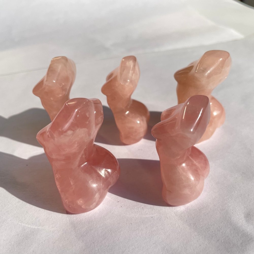 Rose Quartz Goddess Carved Wholesale -Wholesale Crystals