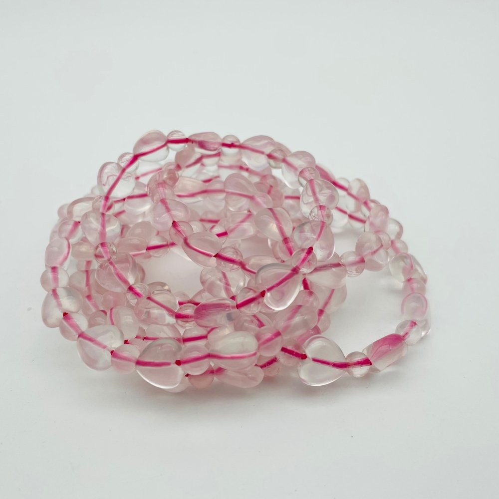 Rose Quartz Heart Bracelet Wholesale -Wholesale Crystals