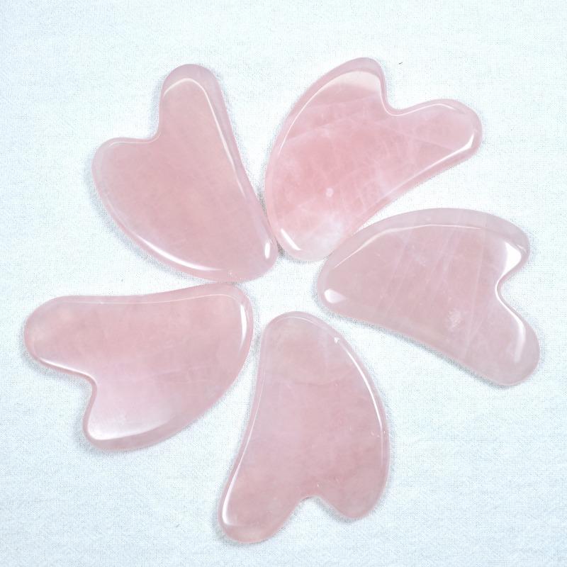 Rose Quartz Roller - and Gua Sha A Set Wholesale Stunning Box Set perfect for Gift -Wholesale Crystals