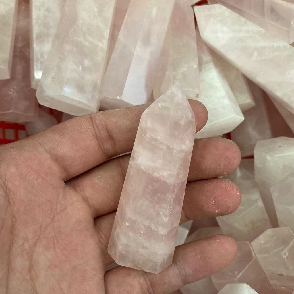 Rose quartz tower 1kg(2.2lbs) -Wholesale Crystals