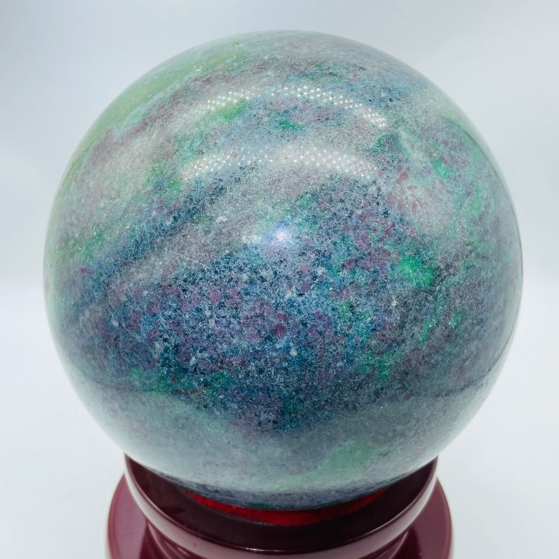 Ruby In Kyanite Mixed Green Mica (UV REACTIVE) Beautiful Sphere - Wholesale Crystals