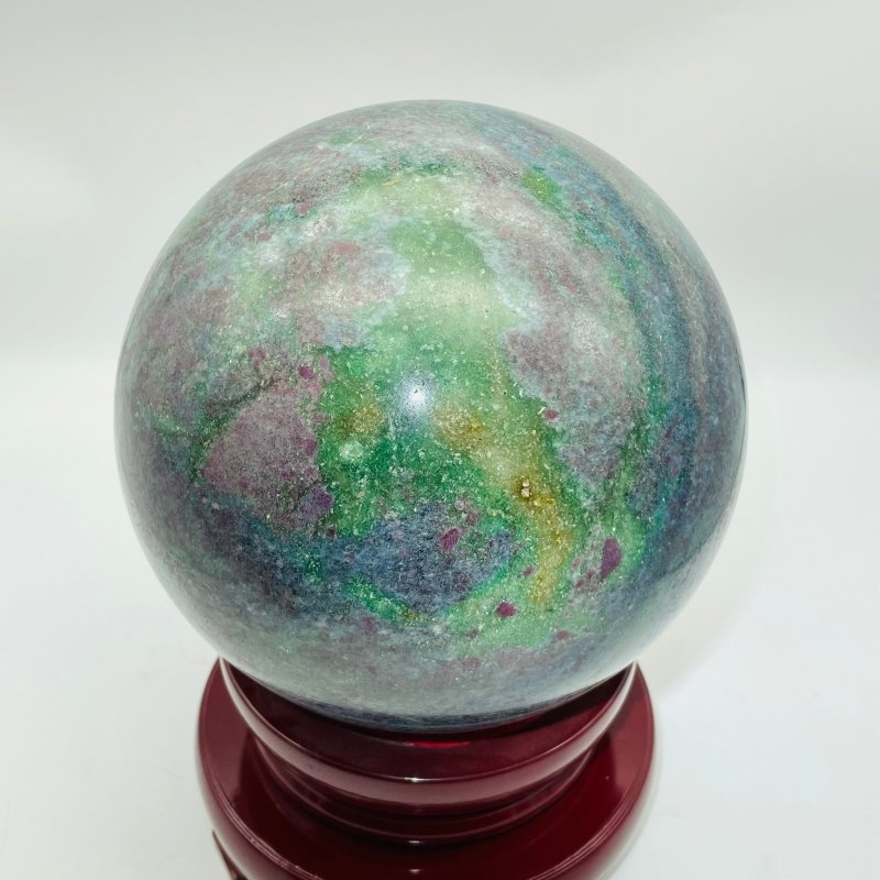 Ruby In Kyanite Mixed Green Mica (UV REACTIVE) Beautiful Sphere - Wholesale Crystals