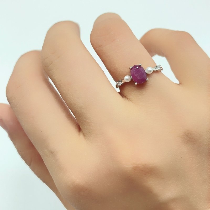 Ruby Ring Cut Faceted Stone Wholesale -Wholesale Crystals