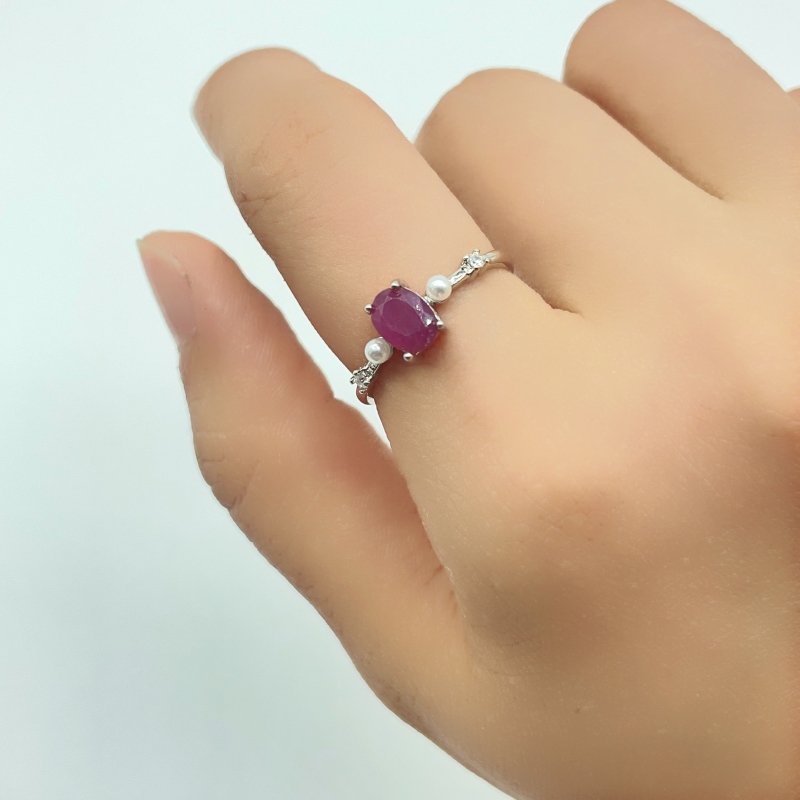 Ruby Ring Cut Faceted Stone Wholesale -Wholesale Crystals