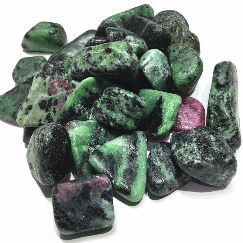 ruby zoisite tumbled -Wholesale Crystals