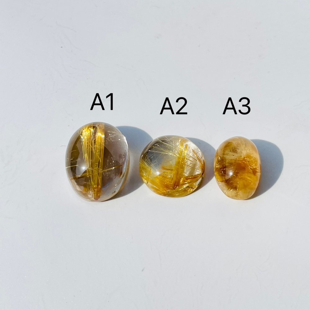Rutile Crystal Cabochon Stone For Jewelry Making DIY Pendant -Wholesale Crystals