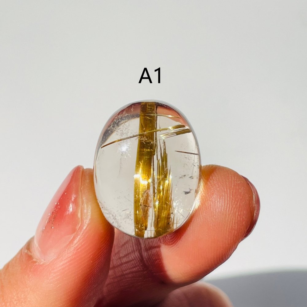 Rutile Crystal Cabochon Stone For Jewelry Making DIY Pendant -Wholesale Crystals