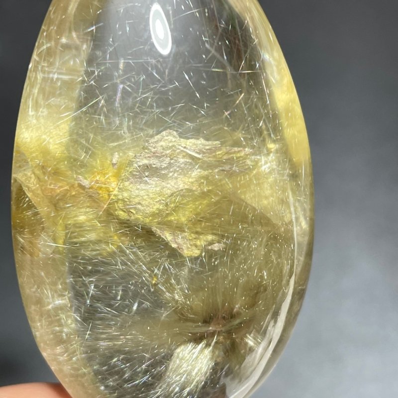 Rutile Mixed Garden Quartz Teardrop Shape Crystal -Wholesale Crystals