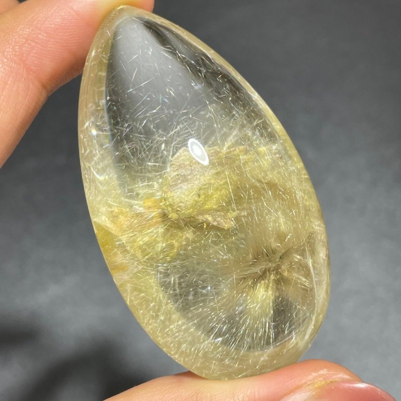 Rutile Mixed Garden Quartz Teardrop Shape Crystal -Wholesale Crystals