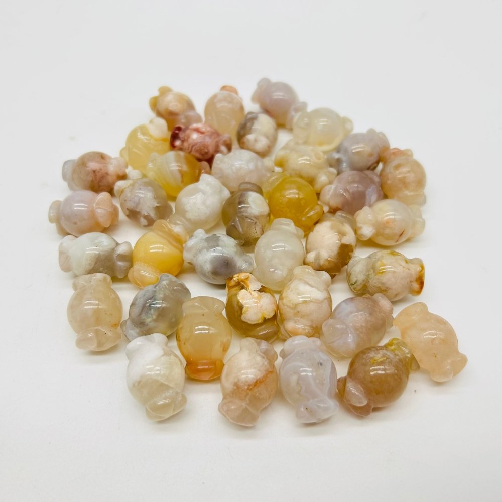 Sakura Flower Agate Candy Carving Wholesale -Wholesale Crystals