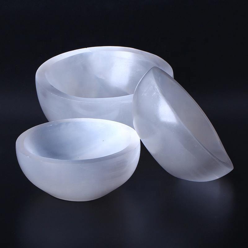 Selenite Bowl Round Shape -Wholesale Crystals