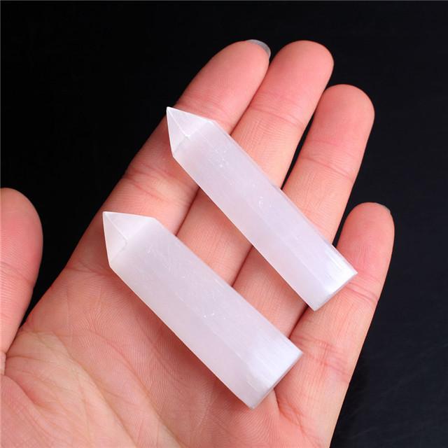 selenite tower point 2-3.5in(5-9cm) -Wholesale Crystals