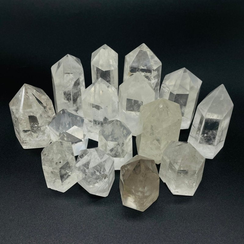 Short Fat Clear Quartz Tower Points Wholesale -Wholesale Crystals