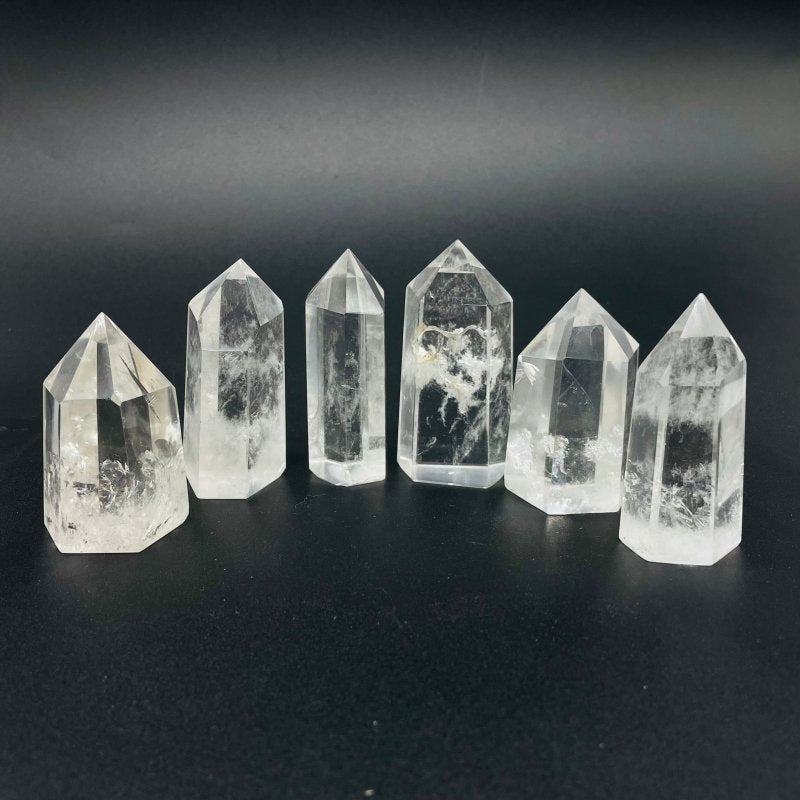 Short Fat Clear Quartz Tower Points Wholesale - Wholesale Crystals