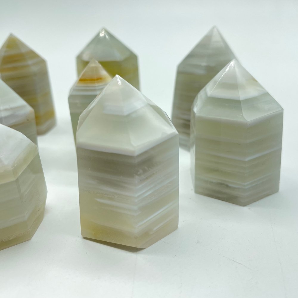 Small Stripe Agate Tower Point -Wholesale Crystals