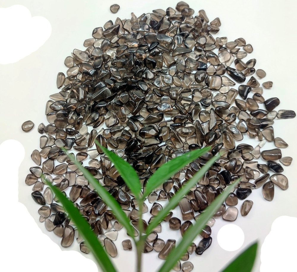 Smoky Quartz Crystal Gravel customized crystal gravel chips -Wholesale Crystals