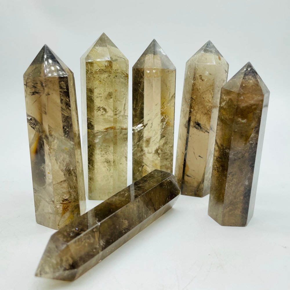 Smoky Quartz Crystal Point Tower Wholesale -Wholesale Crystals