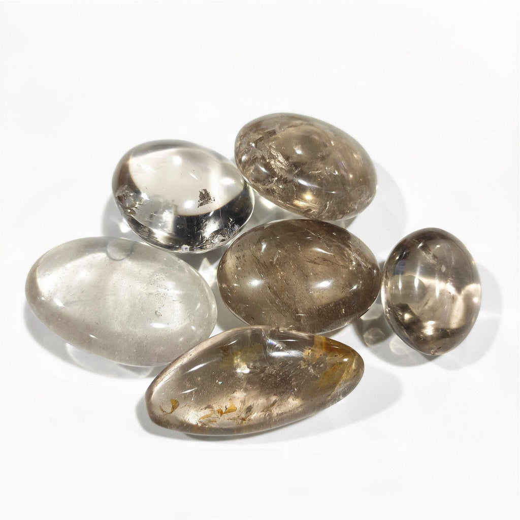 Smoky Quartz Tumbled Stone Polished Light Color -Wholesale Crystals