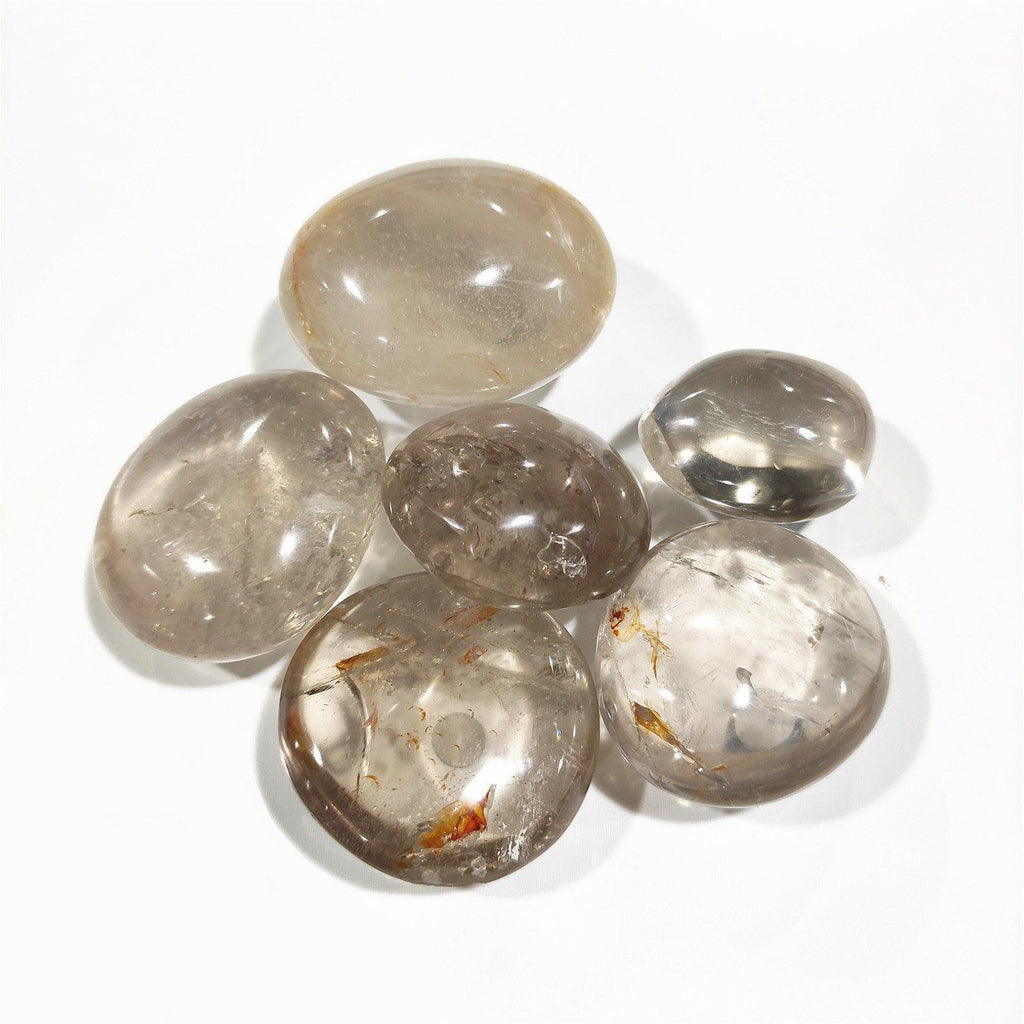 Smoky Quartz Tumbled Stone Polished Light Color -Wholesale Crystals