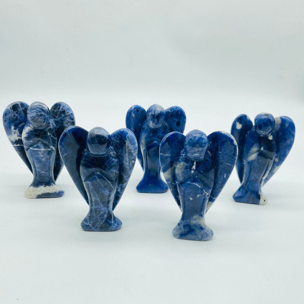 Sodalite Angel Carving Wholesale -Wholesale Crystals