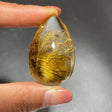 Spark Golden Rutile Teardrop Pendant -Wholesale Crystals