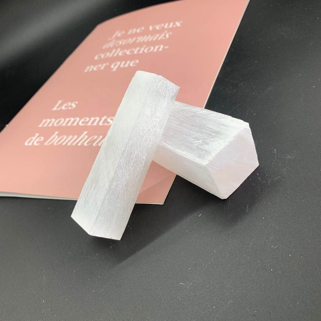 Square Raw Selenite Wand -Wholesale Crystals