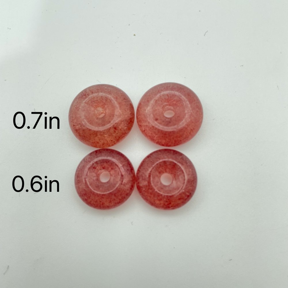 Strawberry Quartz Donuts Wholesale -Wholesale Crystals
