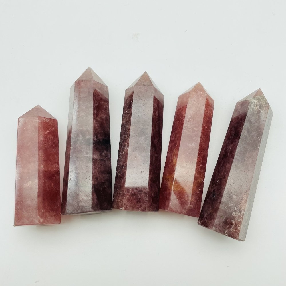 Strawberry Quartz Tower Point Wholesale -Wholesale Crystals