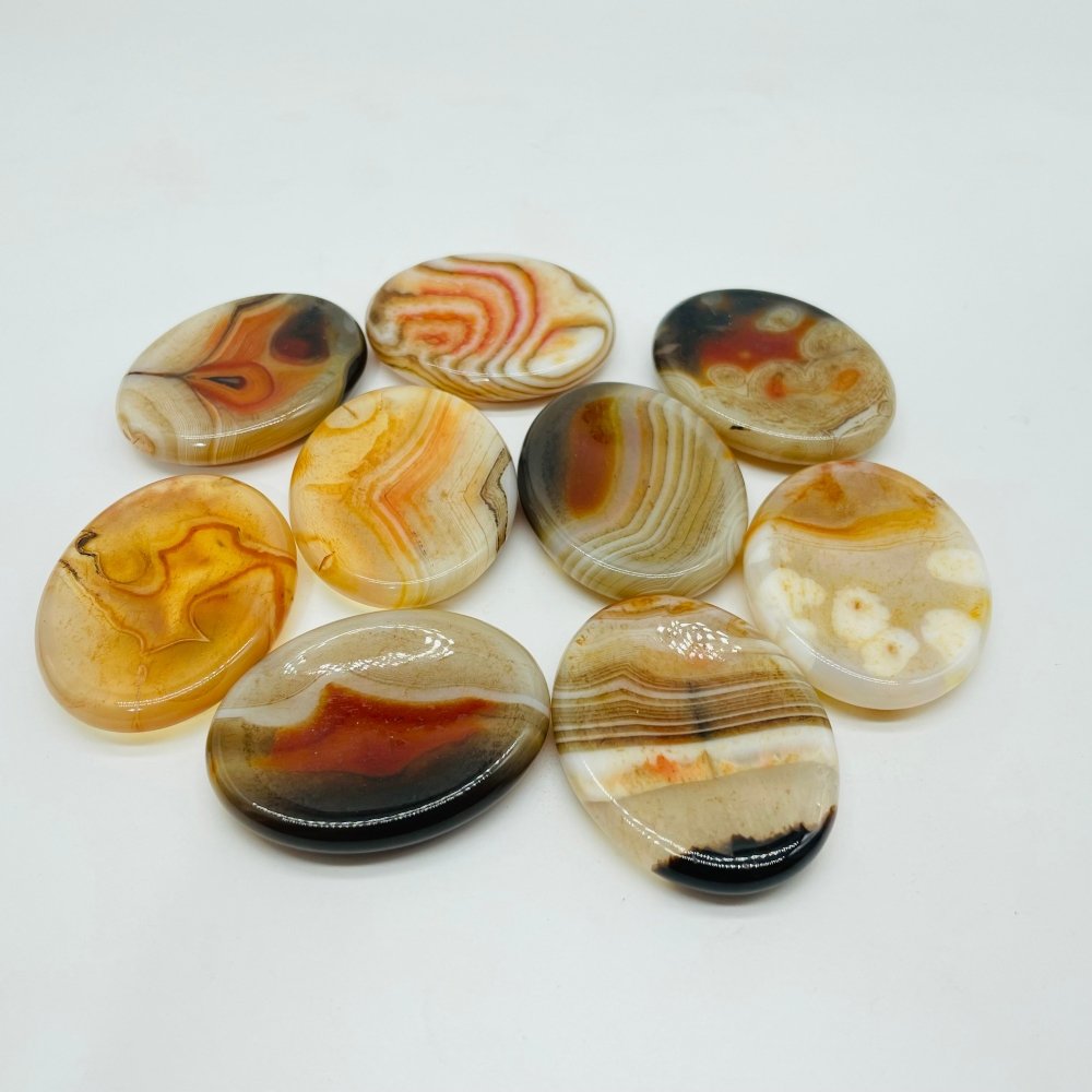 Stripe Agate Worry Stone Wholesale -Wholesale Crystals