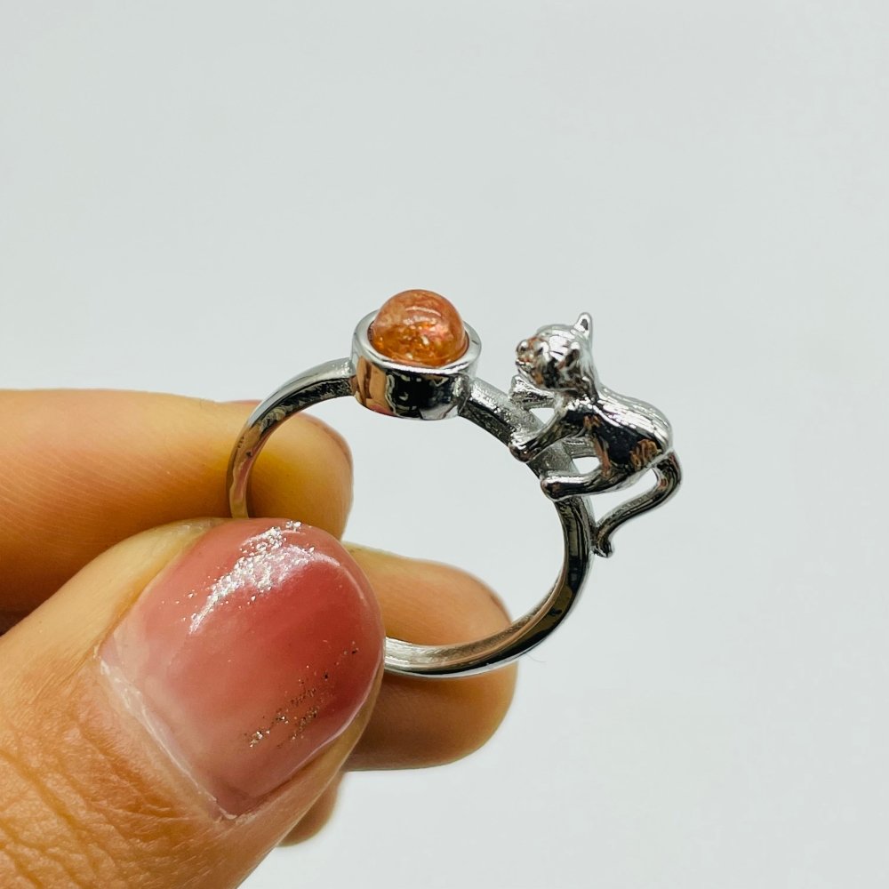Sunstone Cat Ring Wholesale -Wholesale Crystals