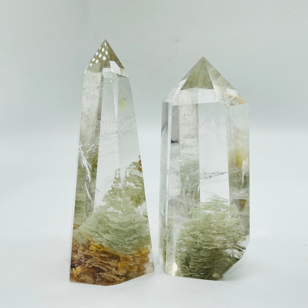 Thousand Layer Garden Quartz lodolite Inclusions Tower -Wholesale Crystals