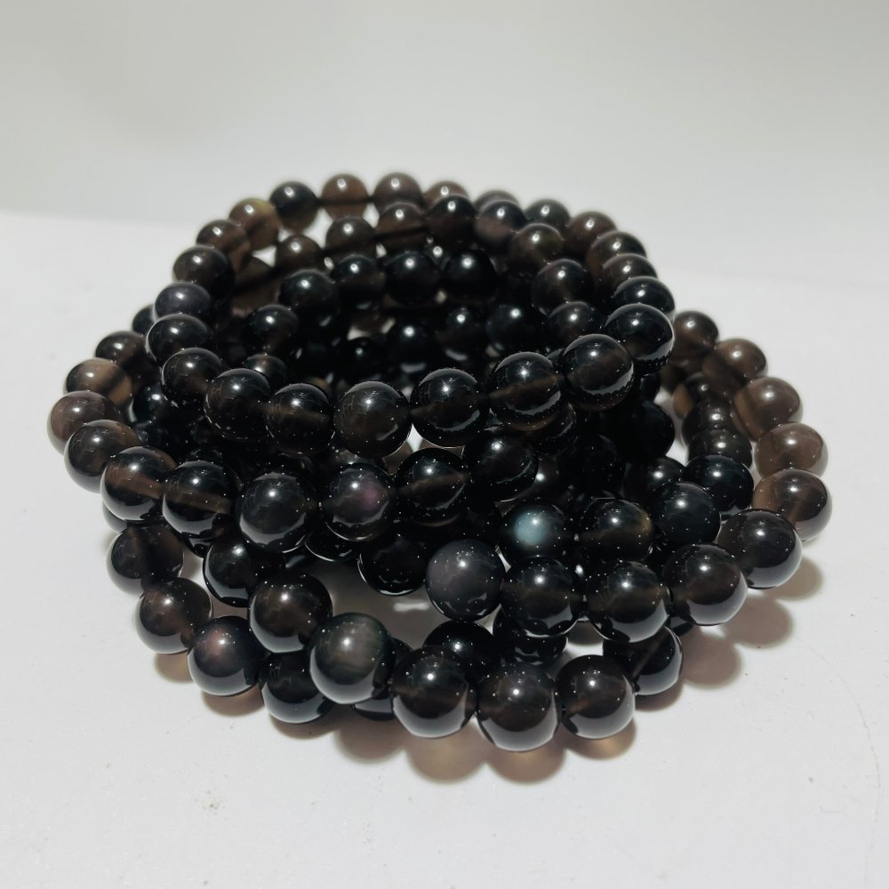 Transparent Rainbow Obsidian Bracelet Wholesale -Wholesale Crystals