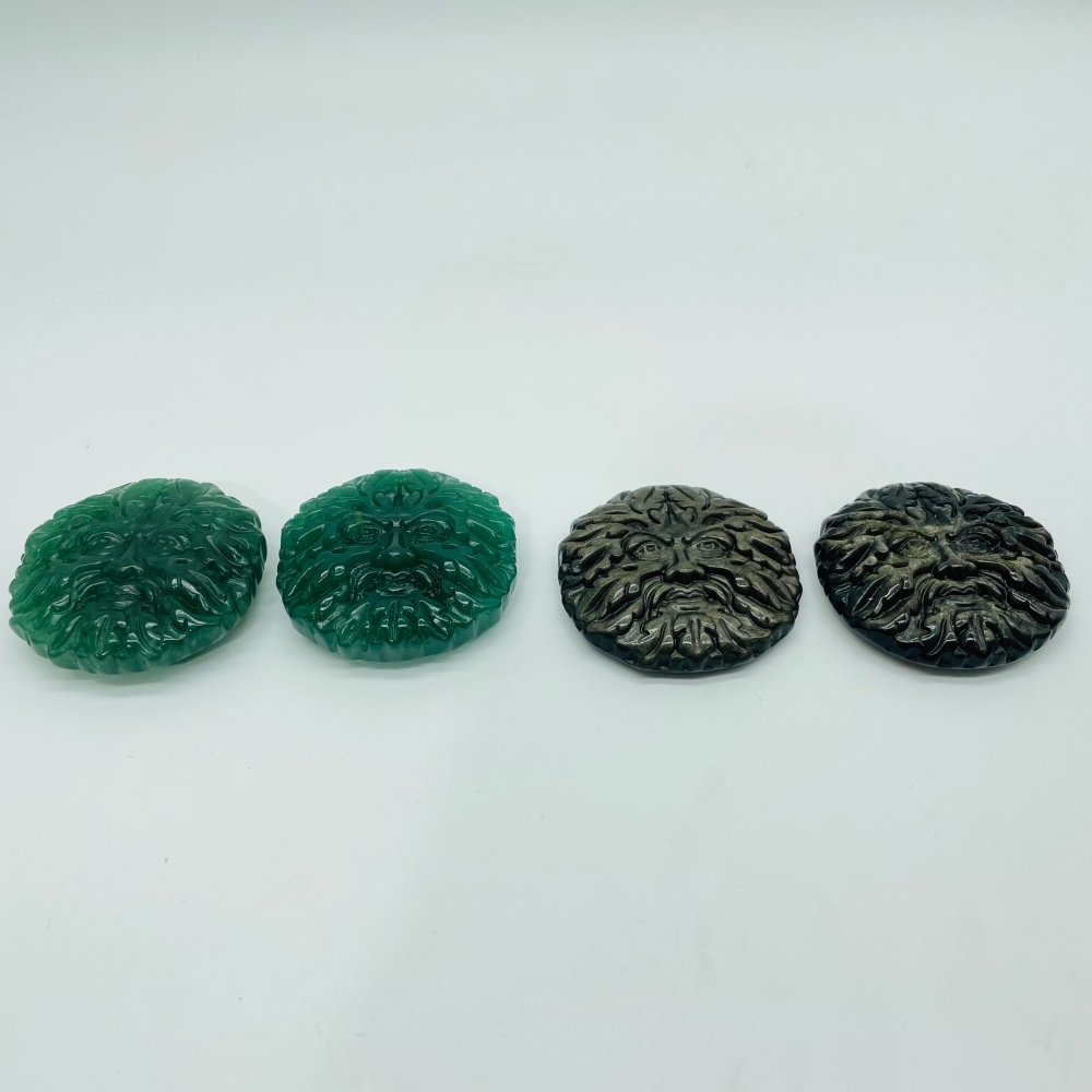 Treebeard Carving Stone Wholesale Green Aventurine Gold Obsidian -Wholesale Crystals