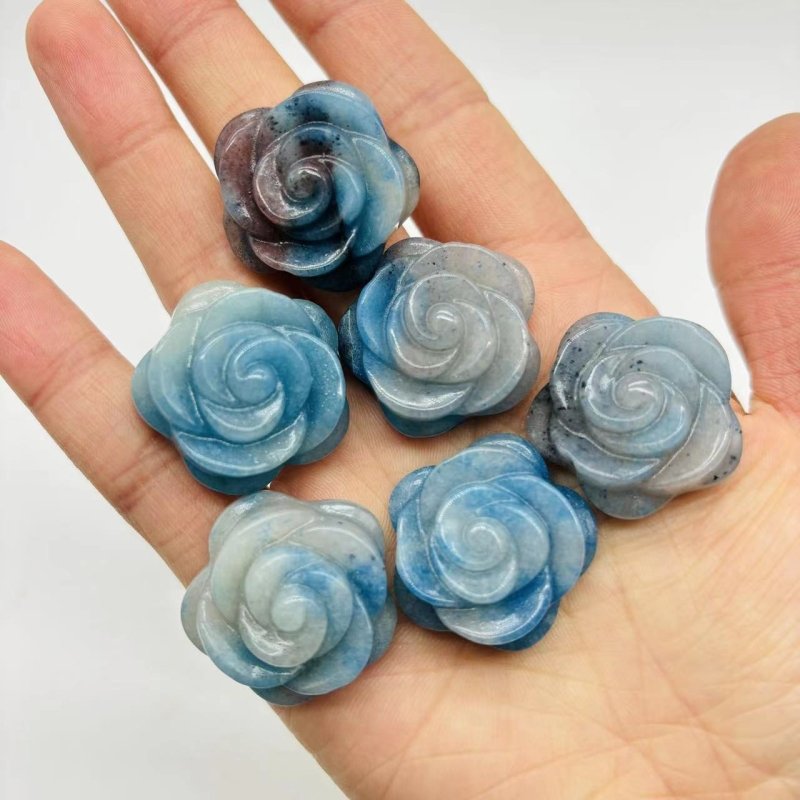 Trolleite Rose Flower Carving Crystal Wholesale -Wholesale Crystals