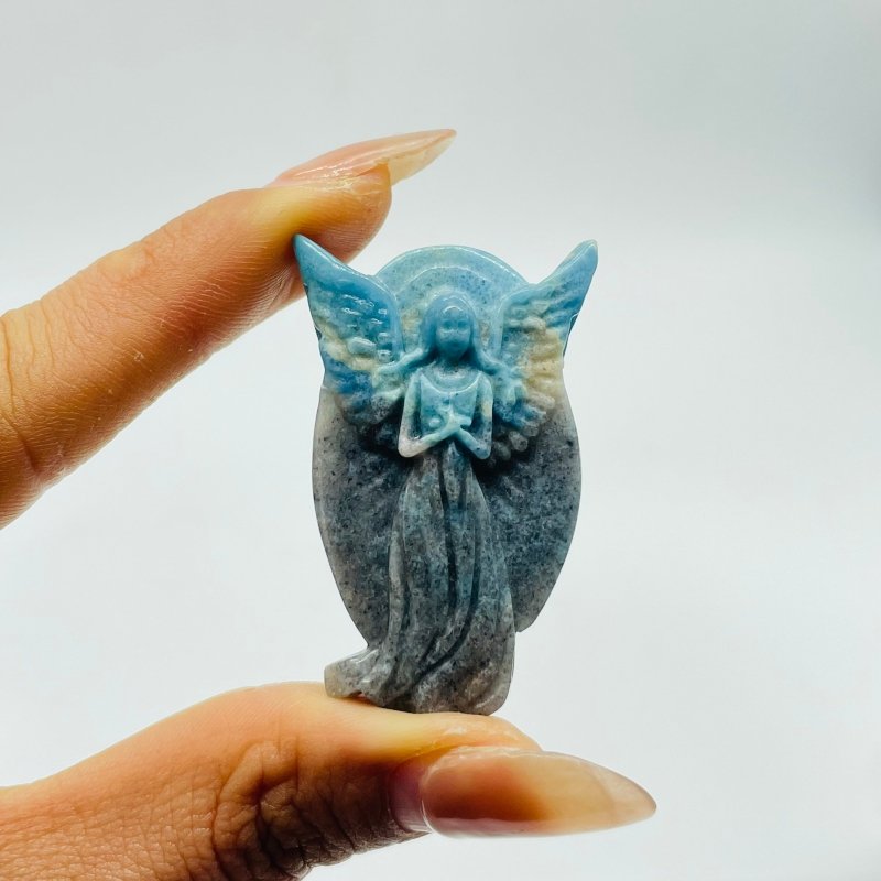 Trolleite Stone Angel Carving Wholesale - Wholesale Crystals