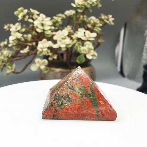 Unakite pyramid -Wholesale Crystals