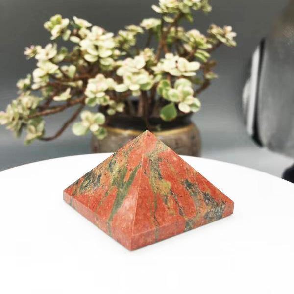 Unakite pyramid -Wholesale Crystals