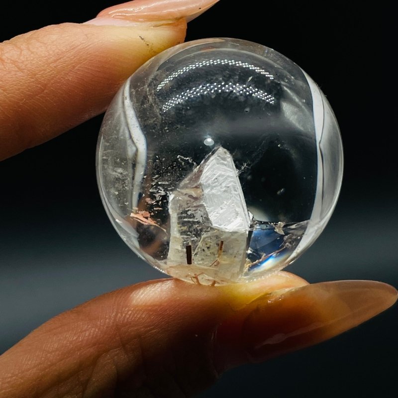 Unique Hexagonal Quartz In Quartz Beautiful Sphere -Wholesale Crystals