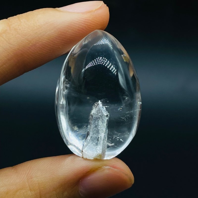 Unique Hexagonal Quartz In Quartz Teardrop Shape DIY Pendant -Wholesale Crystals