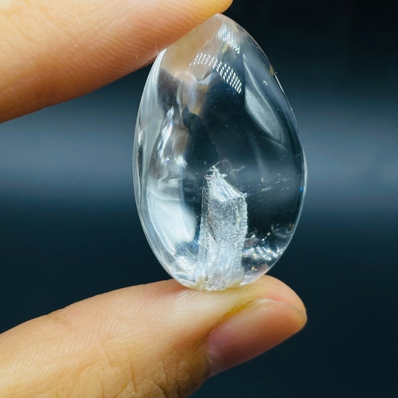 Unique Hexagonal Quartz In Quartz Teardrop Shape DIY Pendant -Wholesale Crystals