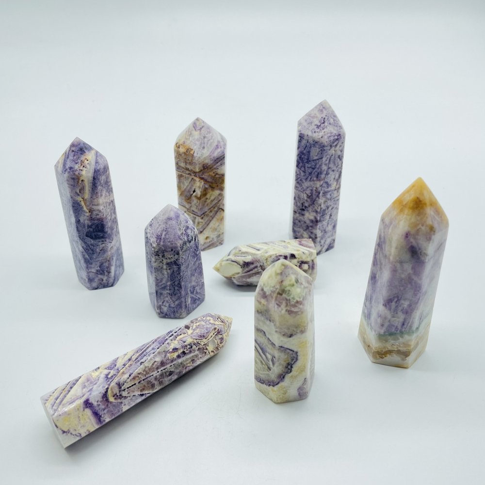 Violet Fluorite Tower Point Wholesale -Wholesale Crystals
