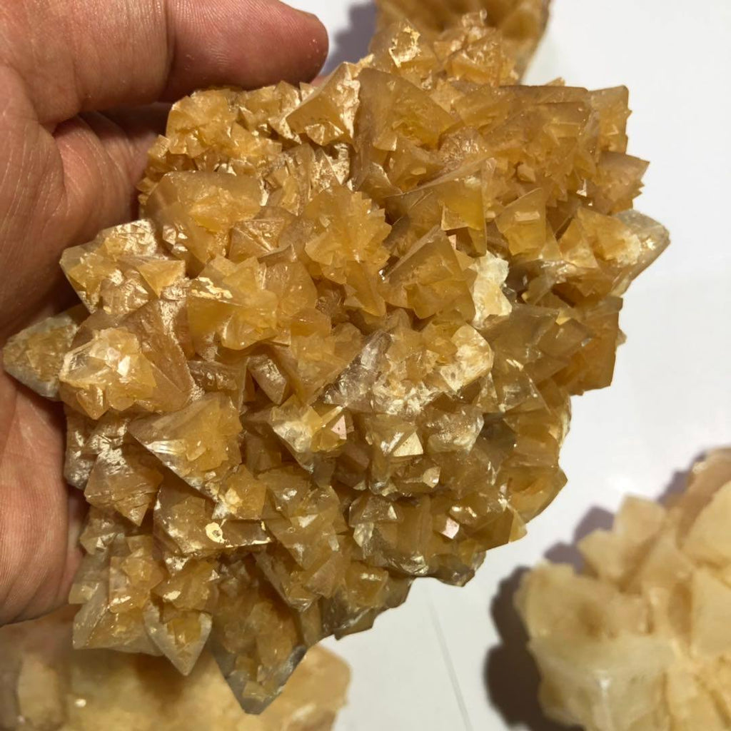 yellow calcite cluster -Wholesale Crystals