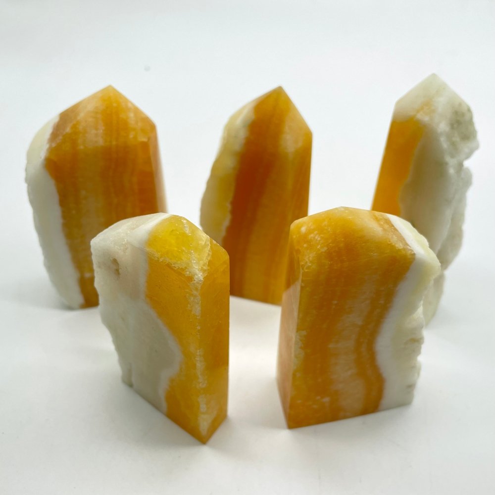 Yellow Calcite Wand Point -Wholesale Crystals