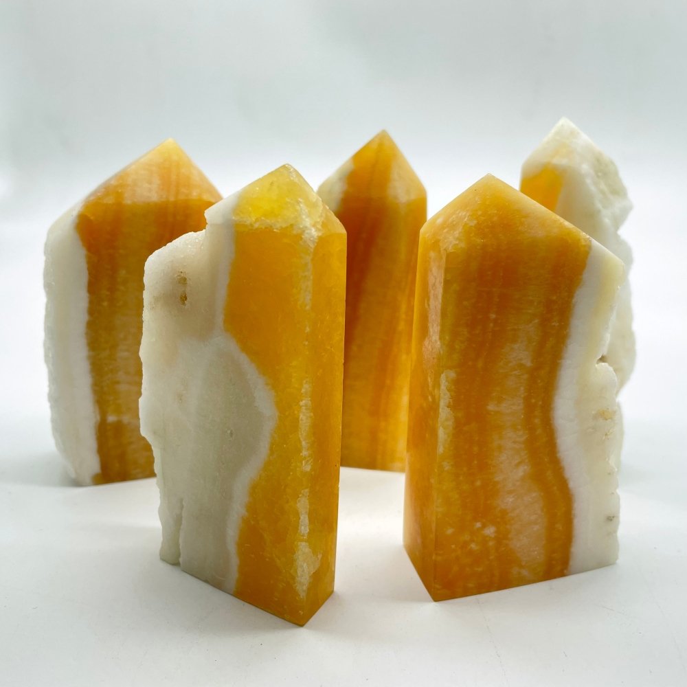 Yellow Calcite Wand Point -Wholesale Crystals