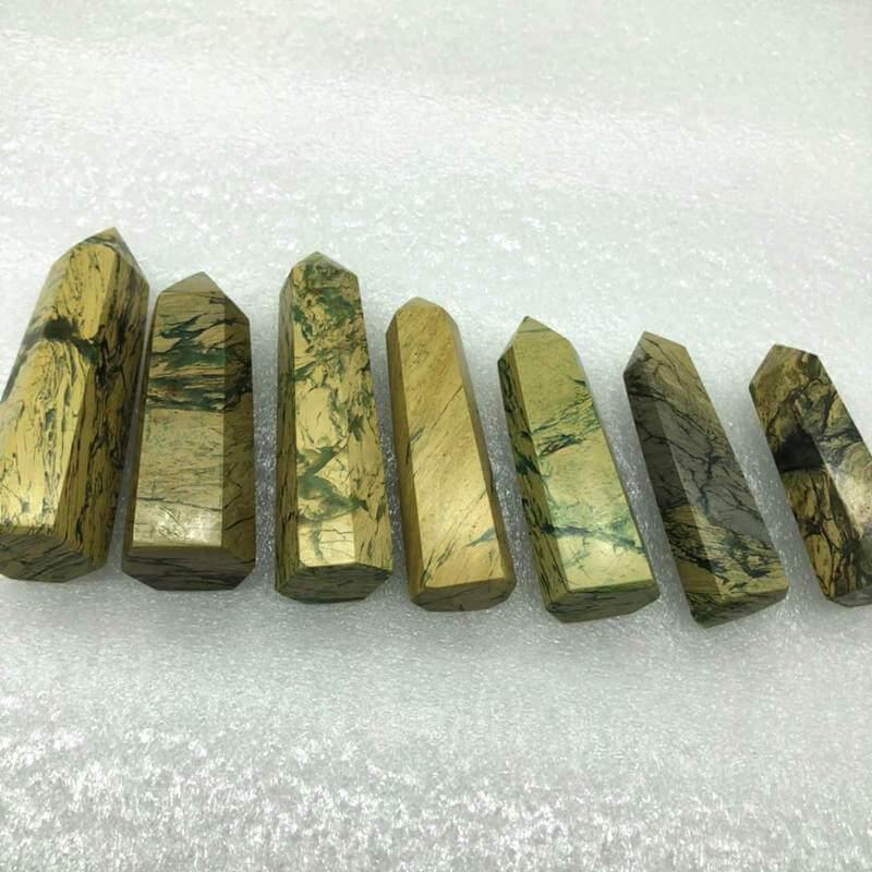 Yellow Mountain Point Crystal Tower 2-3.6in -Wholesale Crystals