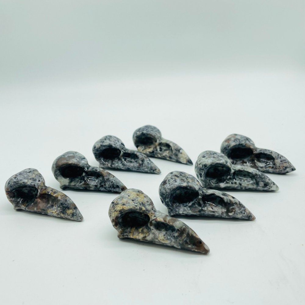 Yooperlite Crow Skull Carving Wholesale -Wholesale Crystals