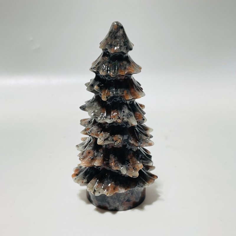 Yooperlite Stone Christmas Tree Carving Wholesale -Wholesale Crystals