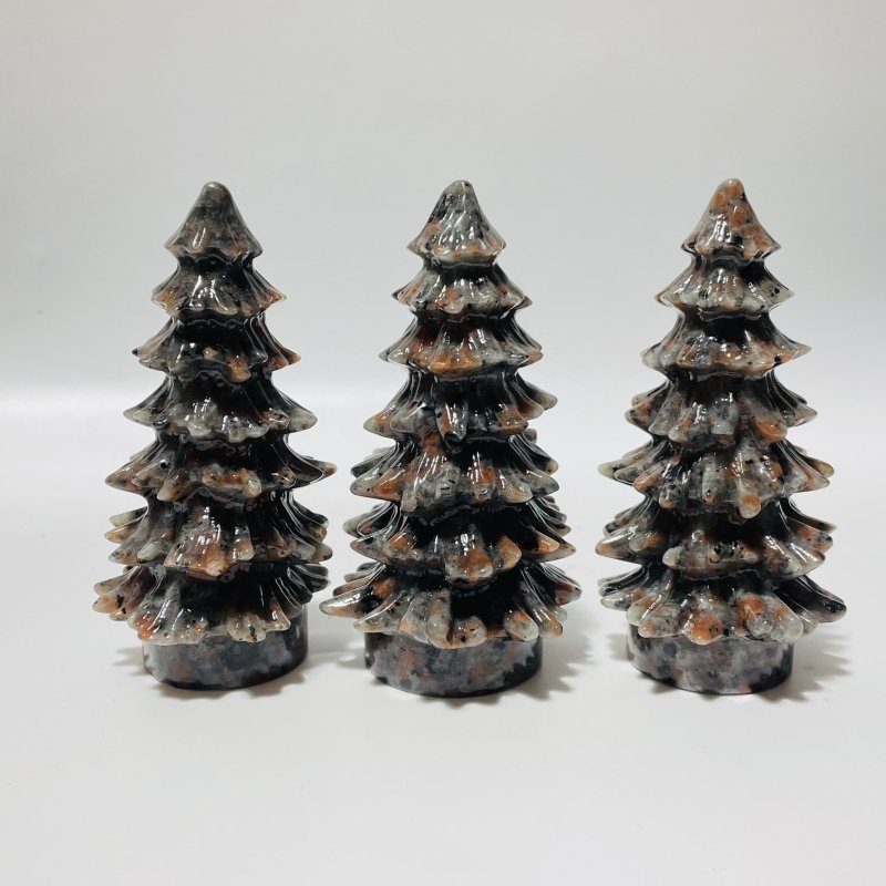 Yooperlite Stone Christmas Tree Carving Wholesale - Wholesale Crystals