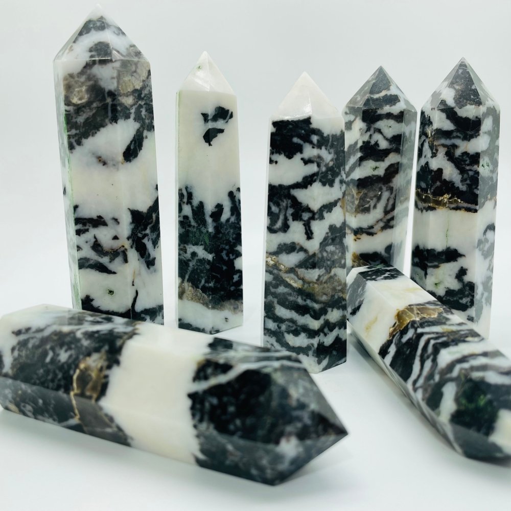 Zebra Stone Tower Point Wholesale -Wholesale Crystals